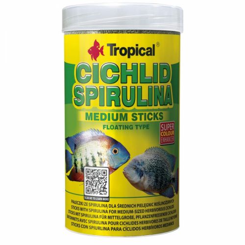 Tropical Cichlid Spirulina Medium Sticks 250 ml
